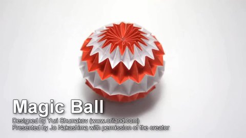 折纸教程『会变形的魔法球』折纸大全视频