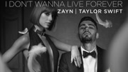 Taylor Swift & ZAYN  I Don't Wanna Live Forever 电影《五十度黑》主题曲音乐背景音乐视频音乐爱奇艺