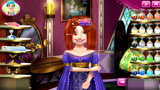 冰雪奇缘艾莎公主打扮小游戏，为公主戴上漂亮的花冠