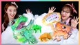 DIY魔幻恐龙系列慢回弹海绵玩具