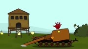 坦克世界 坦克和小鸡玩耍