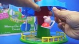 小猪佩奇 木马游乐场 玩具 粉红猪小妹 小猪一家亲