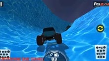 极限赛车游戏，水上滑梯怪兽卡车比赛