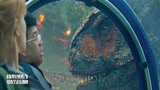 侏罗纪世界2：要不是星爵机智，美女遭恐龙一口吞掉！