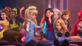 无敌破坏王2：糖果公主闯入迪士尼世界，遇到长发公主和爱莎公主