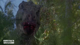 侏罗纪公园3：被两头大型食肉恐龙夹击，还让不让人活，太吓人了