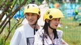 许魏洲乔欣第7期cut：一起挑战高空项目 单人秋千太恐怖