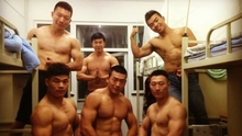 中国大学第一强壮寝室 六肌肉男惊呆网友