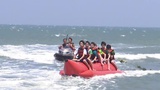 《TFboys偶像手记》海上历险 挑战香蕉船