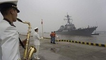中美海军交流频繁 美宙斯盾舰访问上海将联演
