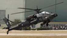 AH-64HA阿帕奇起飞，最强武直展示强大机动性能