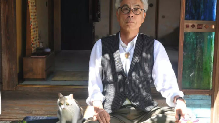 孤独老头何以解忧，唯有吸猫，三分钟速看日本电影《老师与猫》