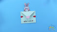 DIY可爱乖巧的小兔子信封