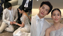 泰国男星Push结婚 坐地上为新娘戴婚戒甜蜜满分
