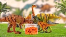 恐龙玩具王国恐龙爱吃的巧克力豆
