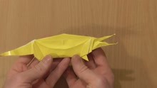 小鳄鱼的折纸方法2