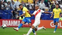 美洲杯-巴西五球大胜 轻取秘鲁小组第一出线