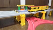 日本TOMY多美plarail普乐路路迪士尼新干线火车立交轨道玩具套装