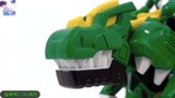 迷你特攻队超级恐龙电力变压器霸王龙玩具！