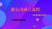 新公司成立全过程:工商注册、银行开户、税务登记、账务处理教育高清正版视频在线观看爱奇艺