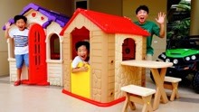 嘟嘟的亲子儿童乐园！和小君太一起制作房子！