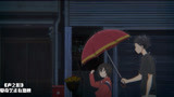 声之形：突然下起来大雨，女孩在前面走，男孩就淋着雨给他打伞