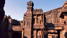 印度游记，世界唯一从上往下建造的古建筑，埃洛拉石窟