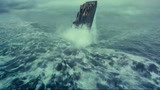 海云台：海啸袭来，海上的船只直接被吞没，场面真壮观！