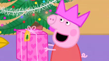 小猪佩奇：佩奇住在爷爷家，玩起了吹泡泡，想着期待圣诞老人