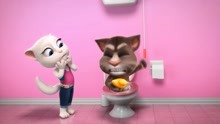 汤姆猫：安吉拉小黄鸭掉进厕所，汤姆竟然跑到厕所捡走小黄鸭！