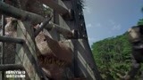 侏罗纪公园3：棘背龙破墙而出要吃人？我只能说赶紧跑！