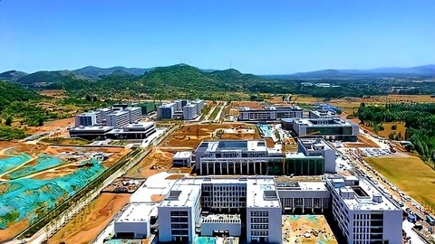 枣庄学院全景图图片