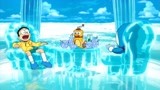 哆啦A梦：哆啦A梦太会享受了，带着大雄在南极，轻松过暑假！