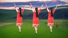 藏歌天籁广场舞《我的玫瑰卓玛拉》优美大气，背面演示