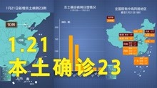 本轮疫情动态地图：1月21日本土确诊23例 其中10例为北京报告