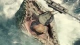 《侏罗纪世界》沧龙出水那一刻！太帅了！霸王龙在它面前都是弟弟