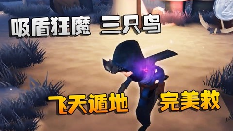 第五人格：大帅观战：吸盾狂魔，三只鸟！飞天遁地，完美救