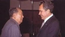 1972年，毛主席在中南海接见美国总统尼克松，摄影机拍下这一幕！