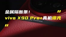 vivo X90 Pro+真机外观曝光 机身配备金属隔断条