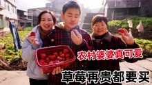 这婆婆对儿媳是真好，草莓60一斤都舍得买，老公表现却让人感动