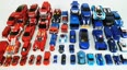 超大合体红色蓝色汽车玩具